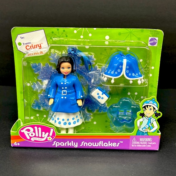Vintage MATTEL 2005 POLLY POCKET “ Chrissy “ from Sparkly Snowflakes series - Picture 1 of 8